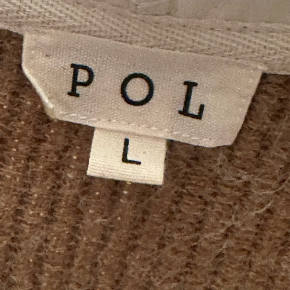 (NWOT)POL Patchwork Hoodie Jacket Large - image 2